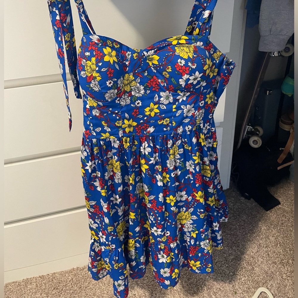 B.O.G. Collective Blue floral dress